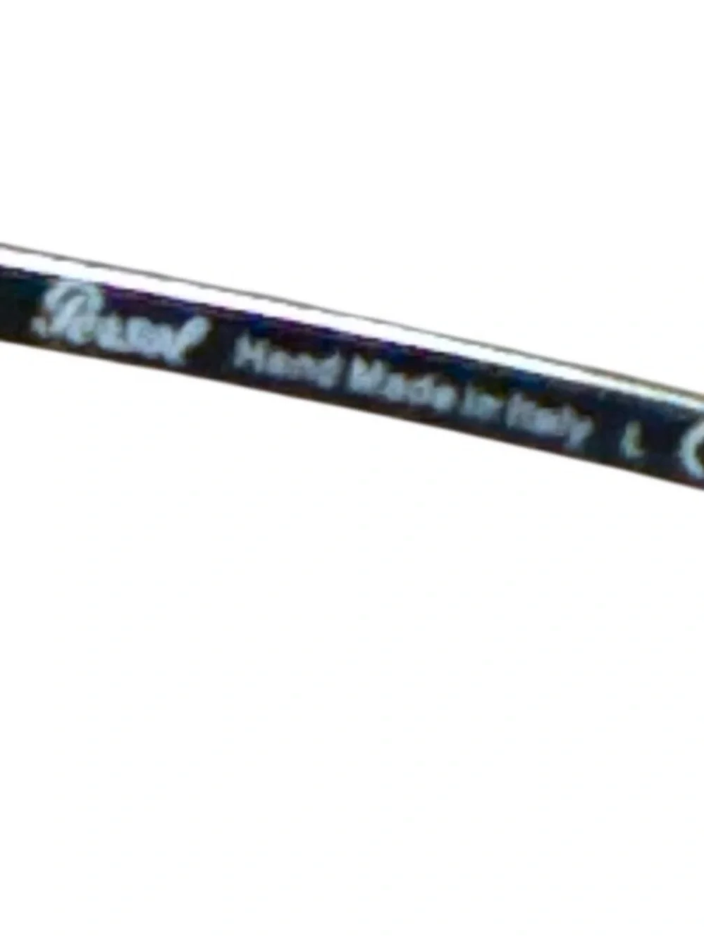 Authentic Persol Italian designer black round prescription eyeglasses frames